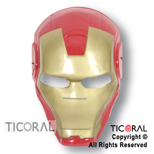 MASCARA IRON MAN PLASTICA x 1